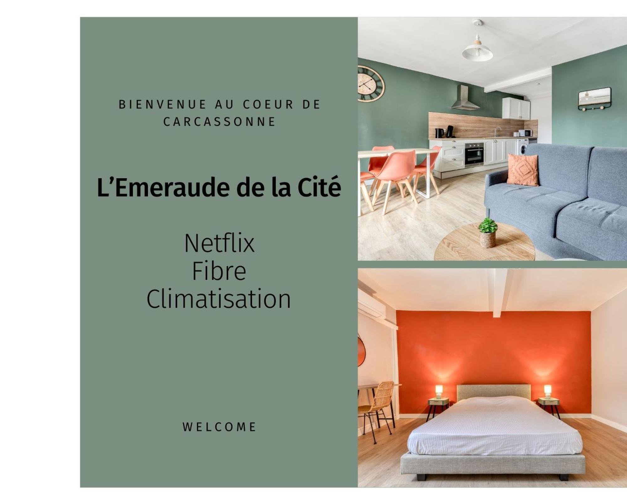 L'emeraude De La Cite - Netflix - Fibre - Proche Cite - Clim Apartamento *
